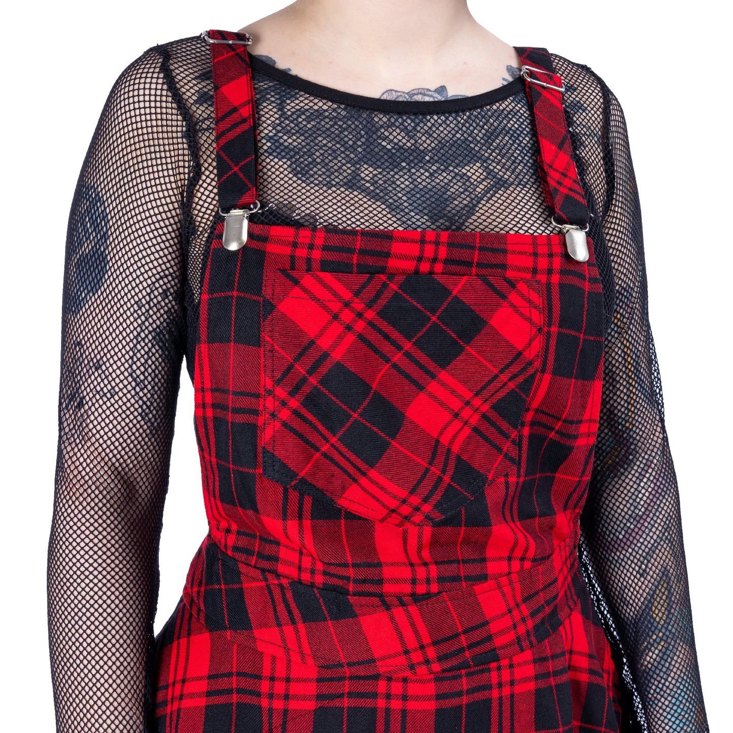 MAEVE PINAFORE - RED CHECK REF.IN2402