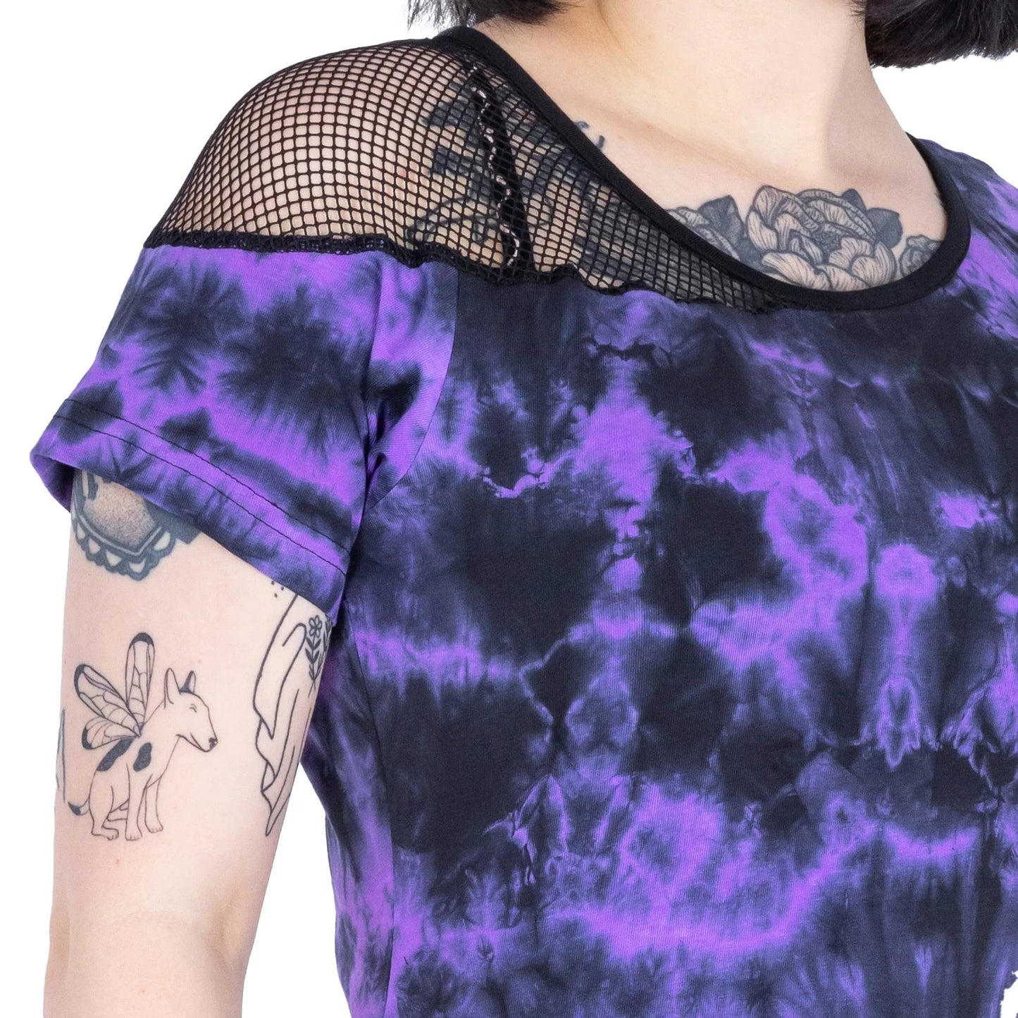 TOP SADIRA - TIE DYE NEGRO/MORADO REF.24IN32