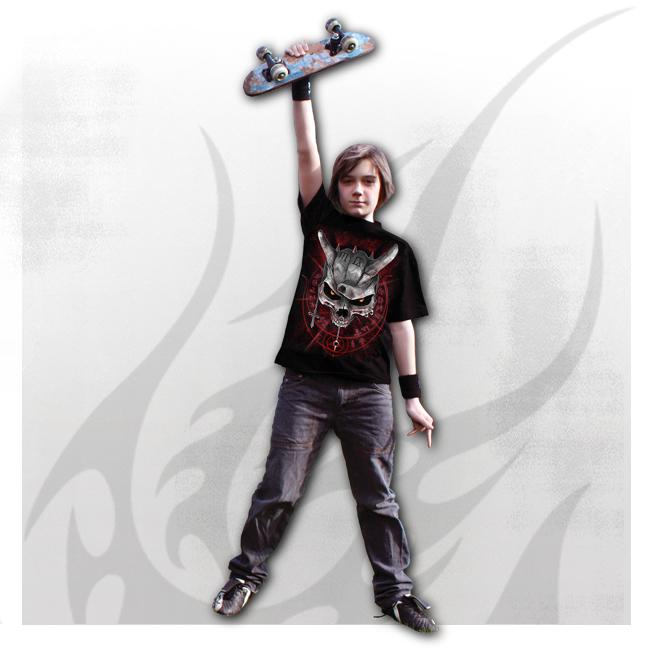 CAMISETA CALAVERA ROCK REF.CNS135