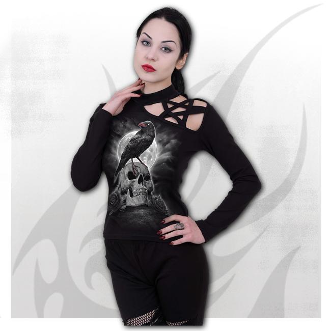 CAMISETA CALAVERA-CUERVO REF.CSM102