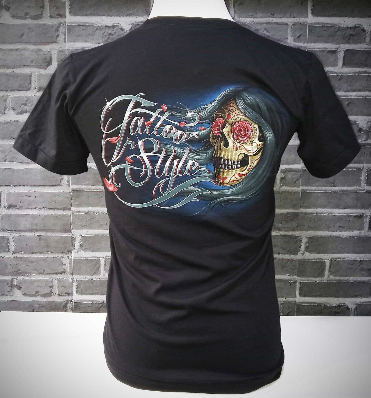 CAMISETA KATRINA CON CALAVERA REF. CRE145