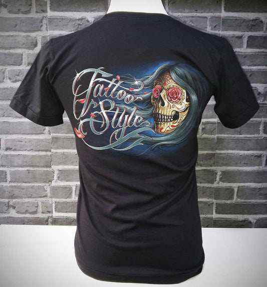 CAMISETA KATRINA CON CALAVERA REF. CRE145