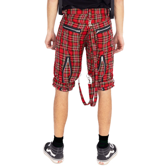 KAHLEB SHORTS - RED TARTAN REF.IN2421