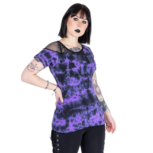 TOP SADIRA - TIE DYE NEGRO/MORADO REF.24IN32