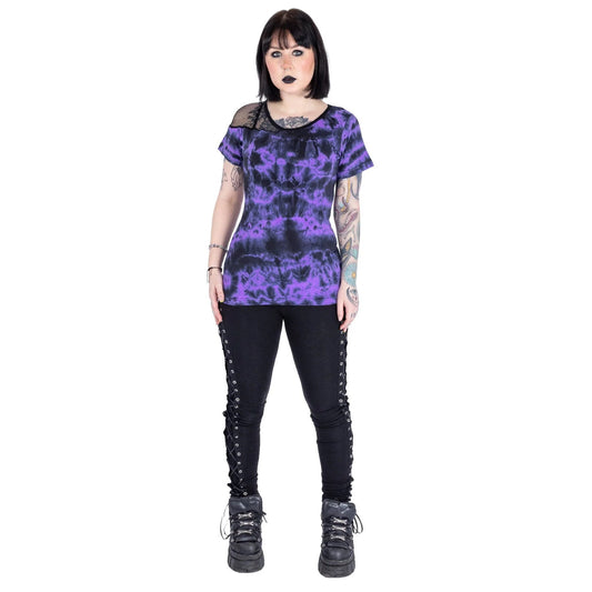 TOP SADIRA - TIE DYE NEGRO/MORADO REF.24IN32