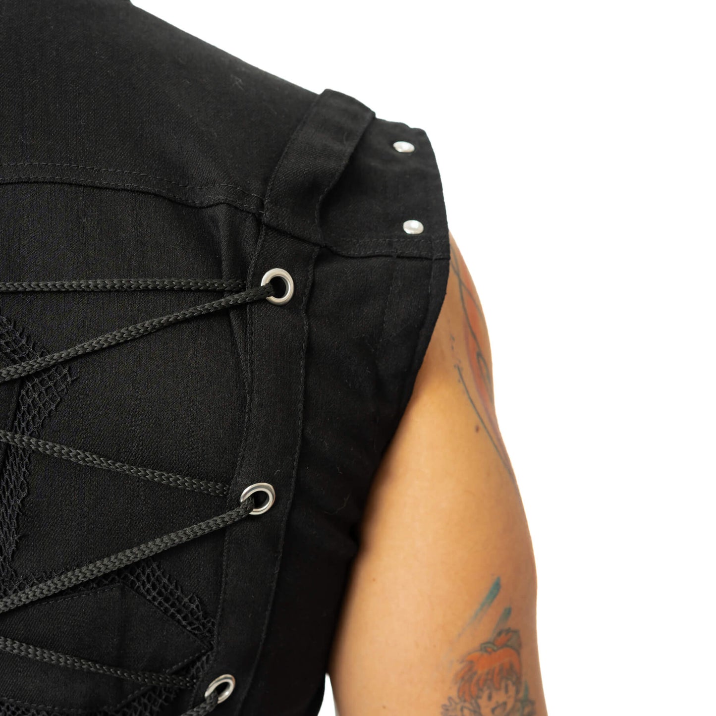 SANCTIFIED SINS VEST - BLACK REF-26C