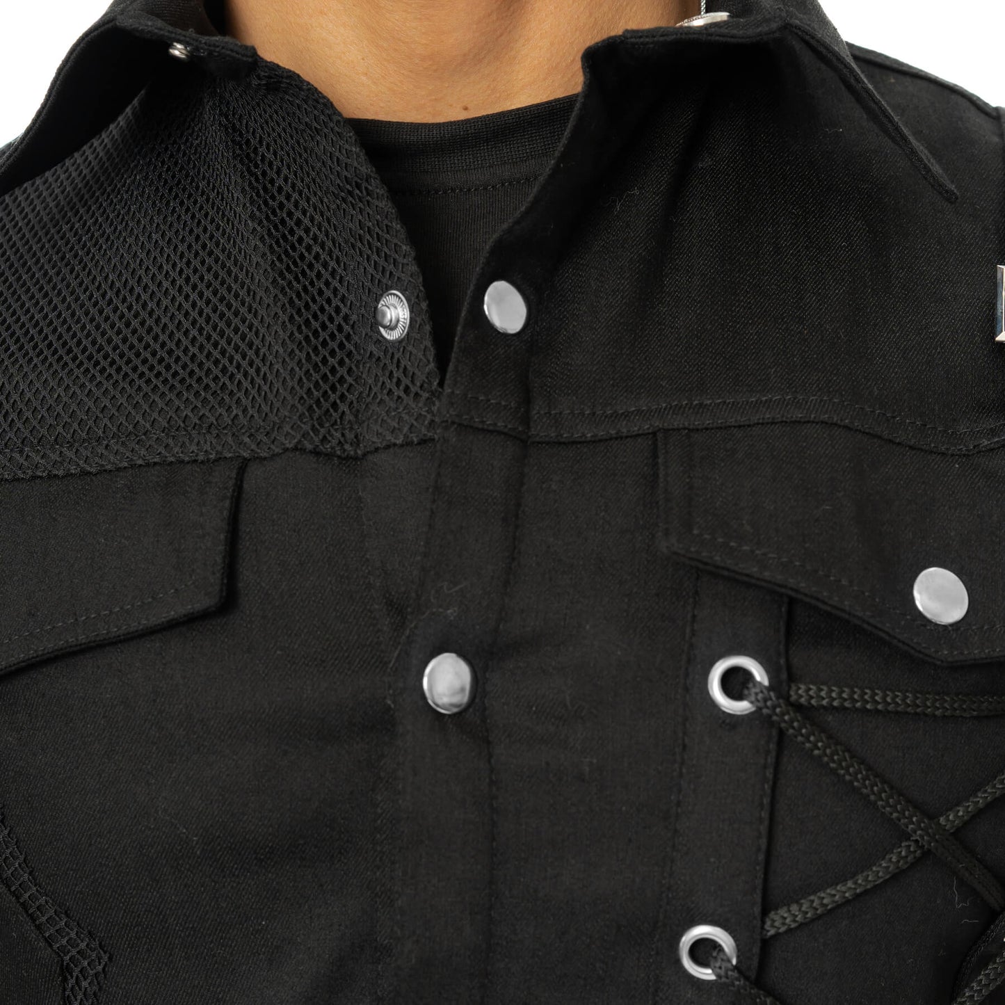 SANCTIFIED SINS VEST - BLACK REF-26C