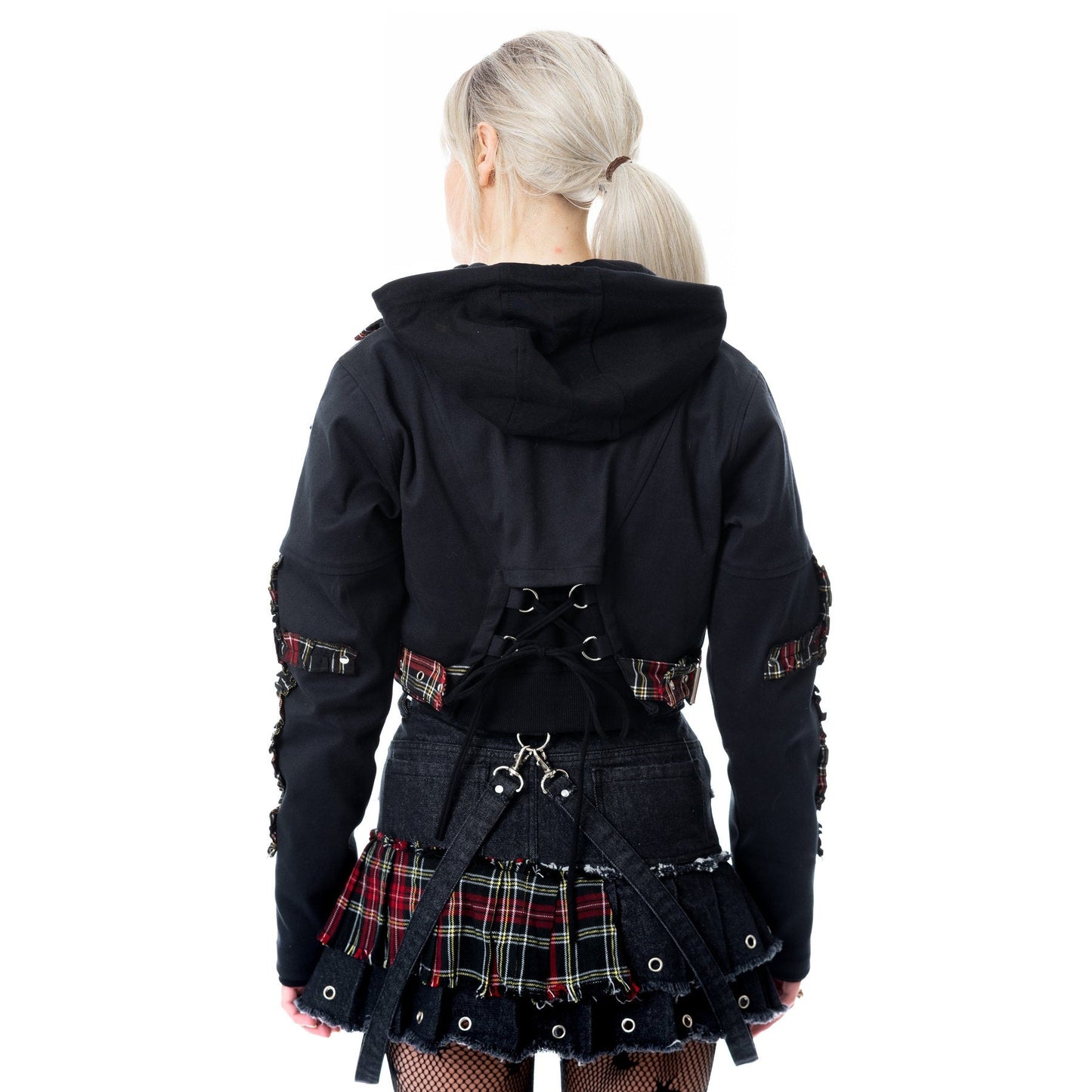 TIAMA SKIRT - BLACK STONEWASH REF.HE26
