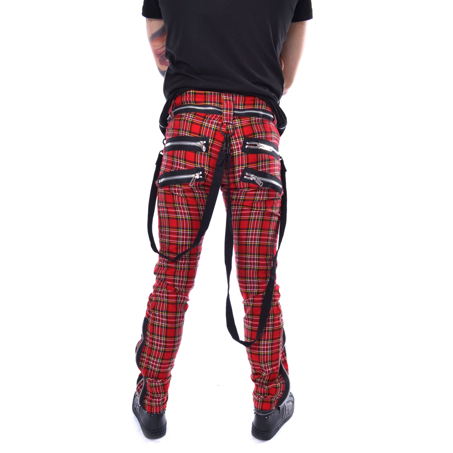 pantalón Vincent red tartán ref.26T