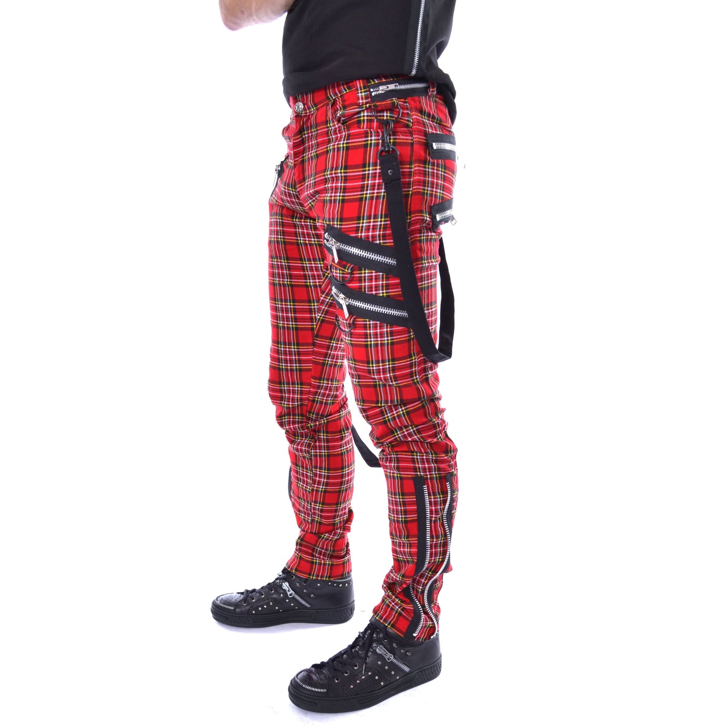 pantalón Vincent red tartán ref.26T