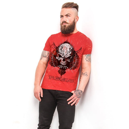CAMISETA CALAVERA RED REF. CHA105