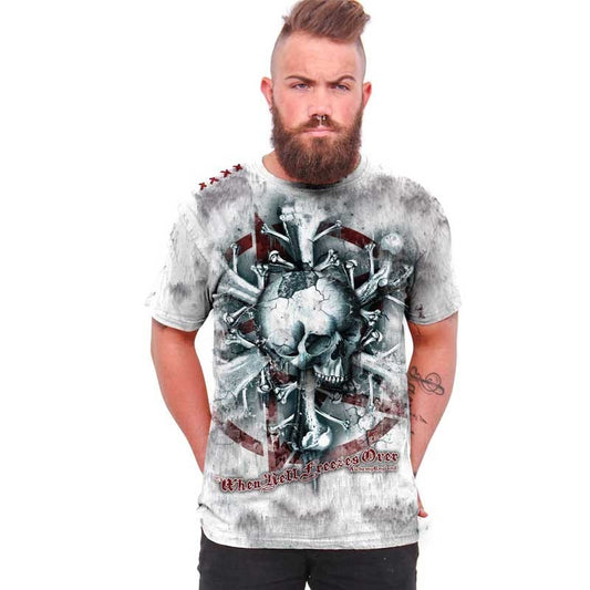 CAMISETA CALAVERA WHITE REF.CHA107