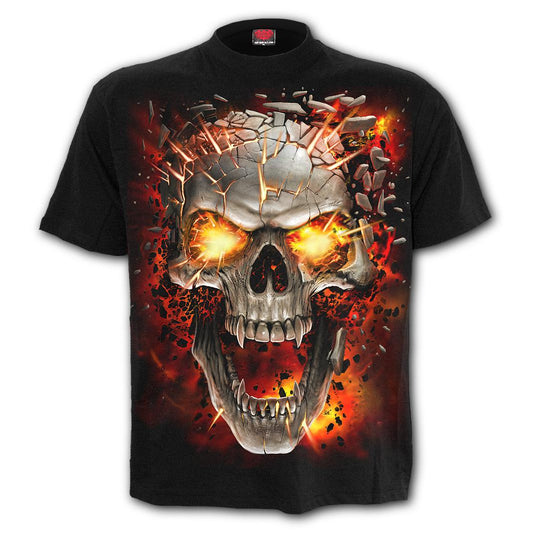 CAMISETA CALAVERA DE FUEGO REF.CNS130