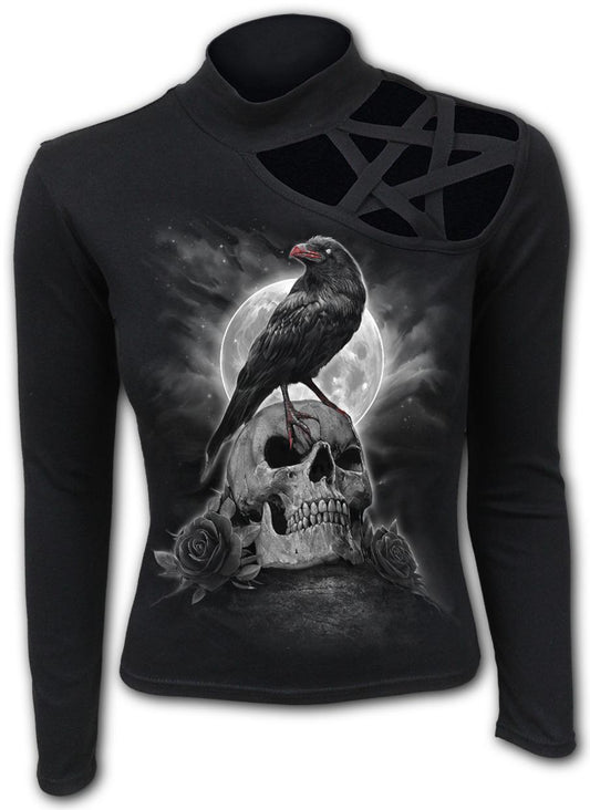CAMISETA CALAVERA-CUERVO REF.CSM102