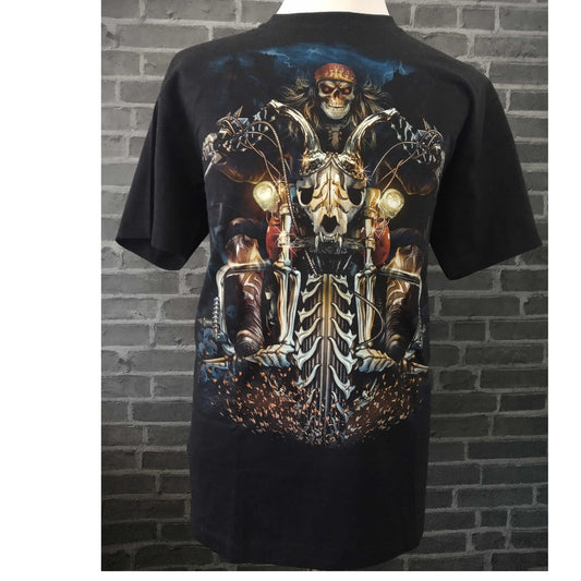 CAMISETA ESQUELETO MOTERO REF.CRC100