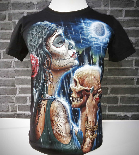 CAMISETA KATRINA CON CALAVERA REF. CRE145